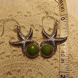 😘😍 925 SILVER Starfish Earrings